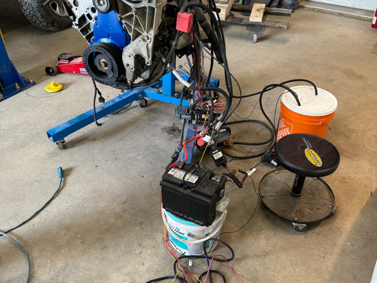 First start on engine&nbsp;stand